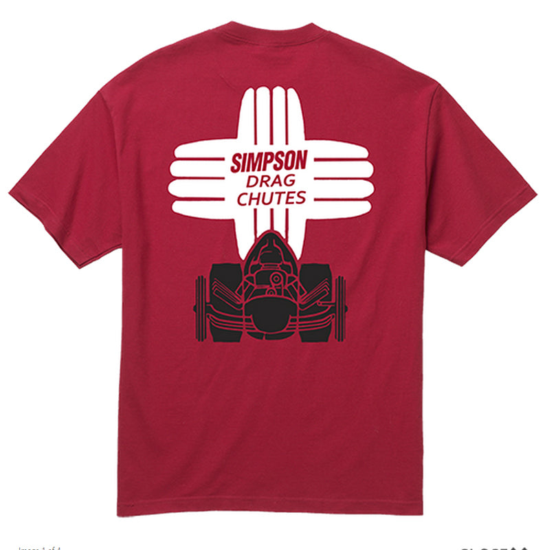 Simpson SI43057x 2015 Drag Chute Tee Red x-Large
