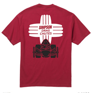 Simpson SI43057x 2015 Drag Chute Tee Red x-Large