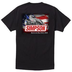 Simpson SI43058Z 2015 American Flyer Tee Black 2x-Large