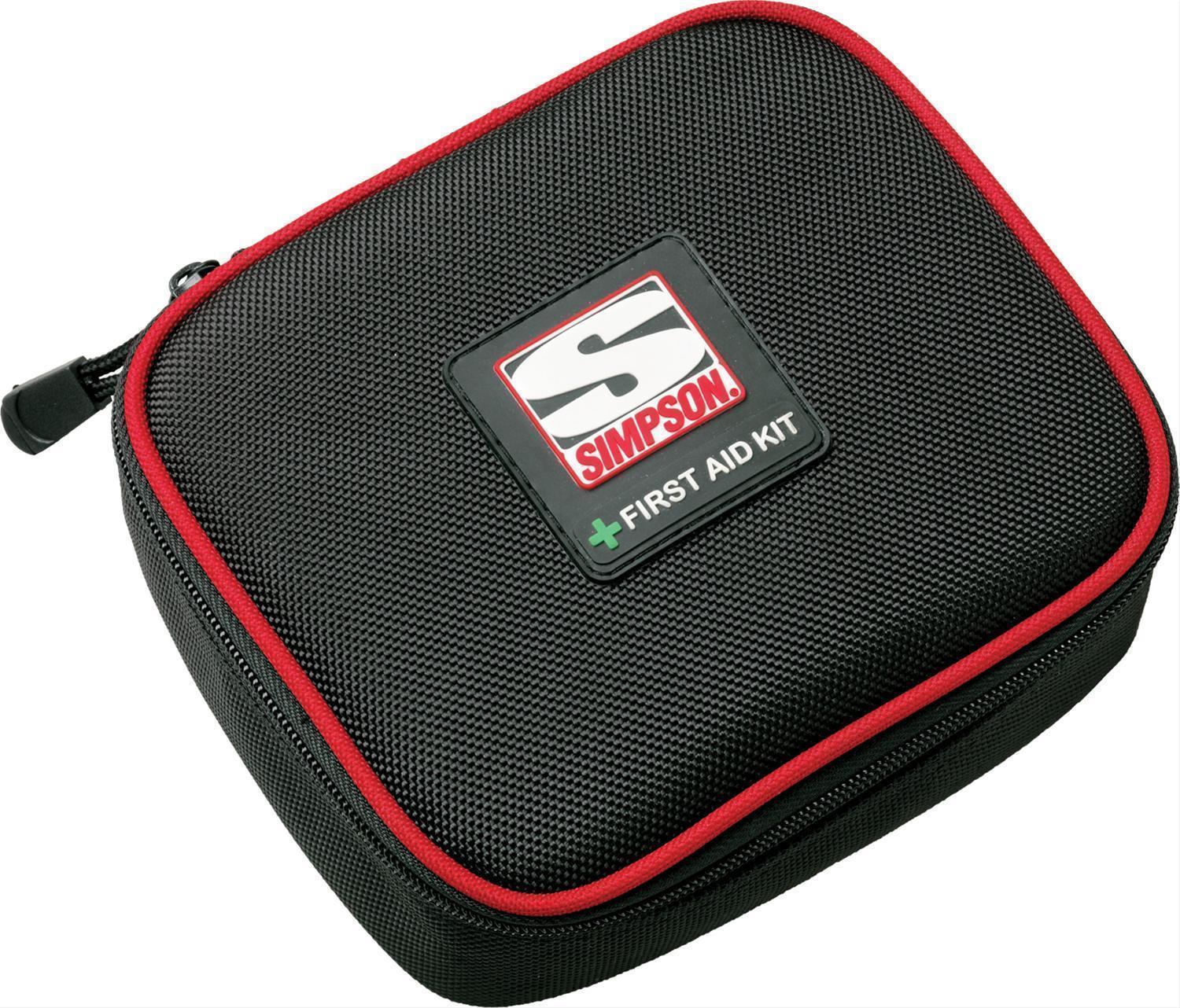 Simpson SI600002 Racers Emergency First Aid Kit In Black Nylon Case ...
