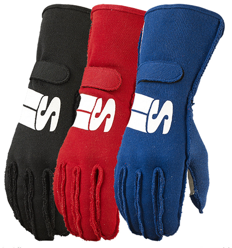 Simpson SIImmK Impulse Racing GlOve Medium Black SFI.5