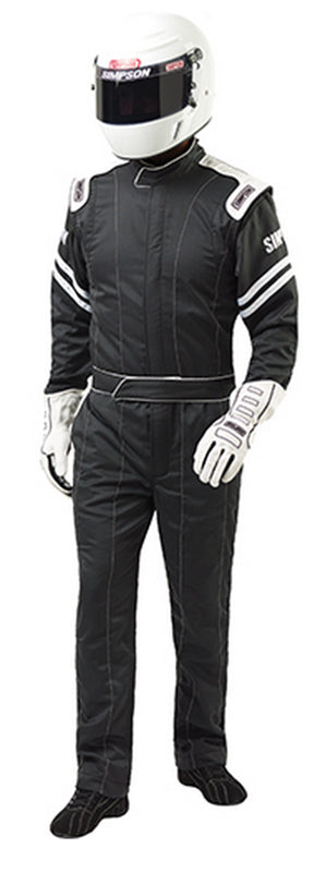 Simpson SIL202471 Legend II suit x-Large Black 1-Piece SFI.1