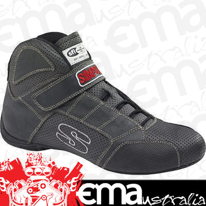 Simpson SIRL100K Red Line SFI Driving Shoes Size 11 Black