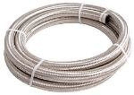 Aeroflow AF100-06-3M SS Braided Hose -6AN 3 Metre Length Clamshell Pack