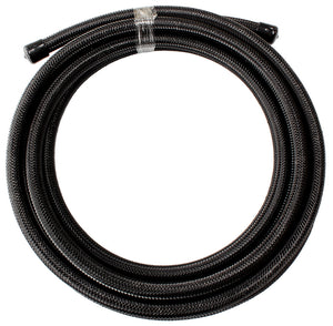 Aeroflow AF100-09-2MBLK SS Braided Hose -9AN 2 Metre Black Stainless Steel