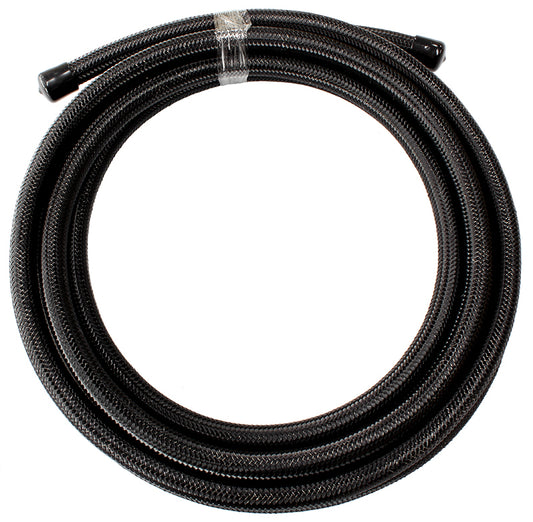 Aeroflow AF100-09-3MBLK SS Braided Hose -9AN 3 Metre Black Stainless Steel