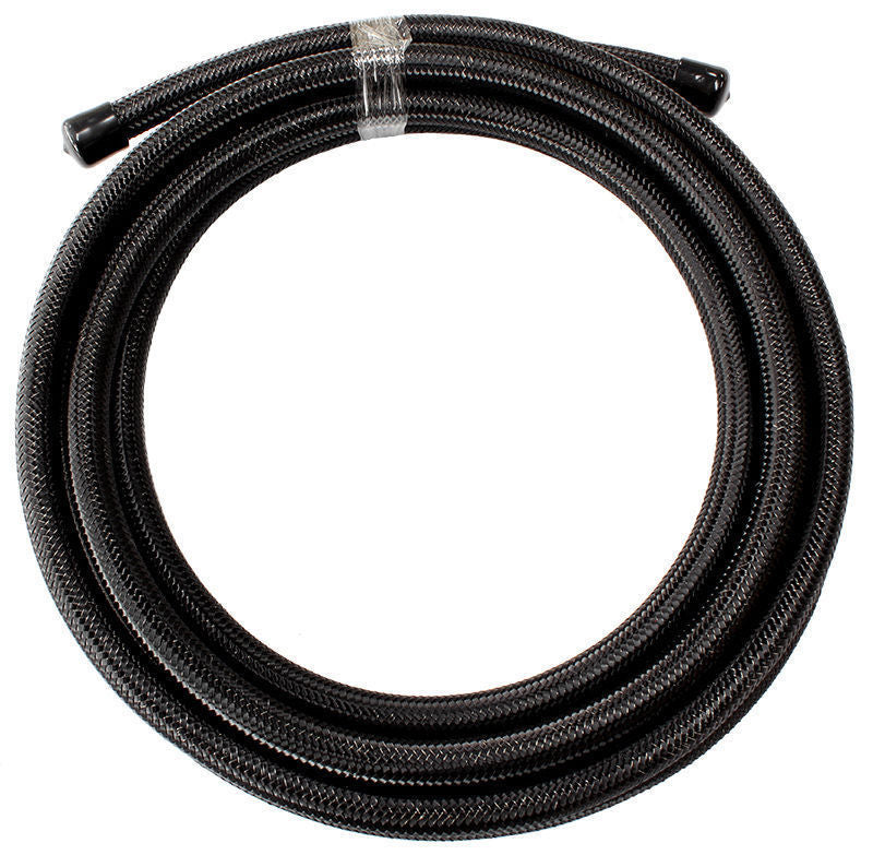 Aeroflow AF100-16-1MBLK SS Braided Hose -16AN 1 Metre Black Stainless Steel