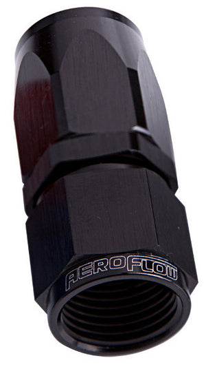 Aeroflow AF101-06BLK-25 -6AN Taper Series Straight Hose End Black *25 Pack*
