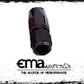 Aeroflow AF101-06BLK -6AN Taper Series Straight Hose End Black