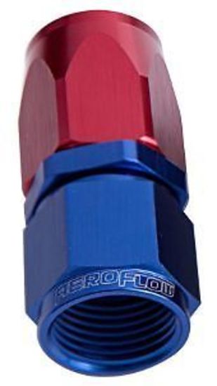 Aeroflow AF101-16 -16AN Taper Series Straight Hose End Blue