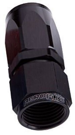 Aeroflow AF101-16BLK -16AN Taper Series Straight Hose End Black