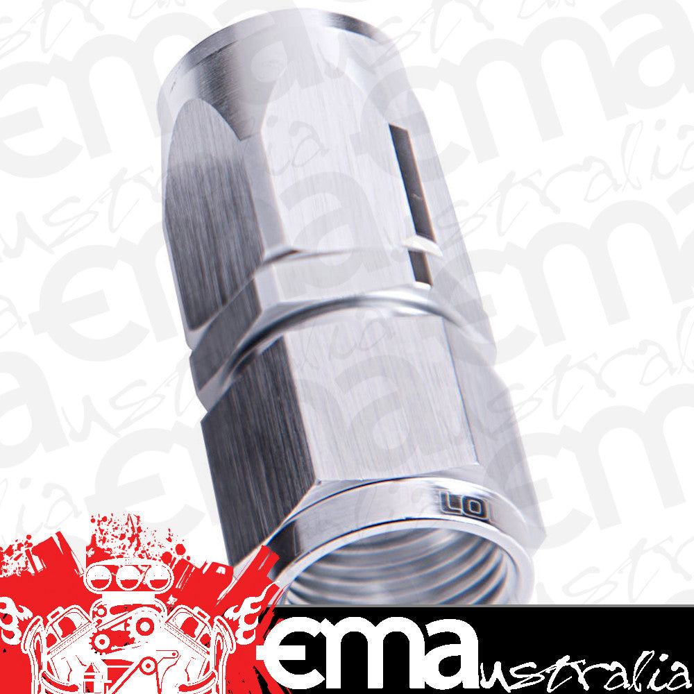 Aeroflow AF101-20S -20AN Taper Series Straight Hose End Silver