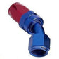 Aeroflow Performance Products AF102-04S 4AN Taper Series 45 Degree Hose End Silver