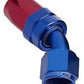 Aeroflow Performance Products AF102-20 20AN Taper Series 45 Degree Hose End Blue