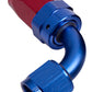 Aeroflow AF103-06 -6AN Taper Series 90 Degree Hose End Blue