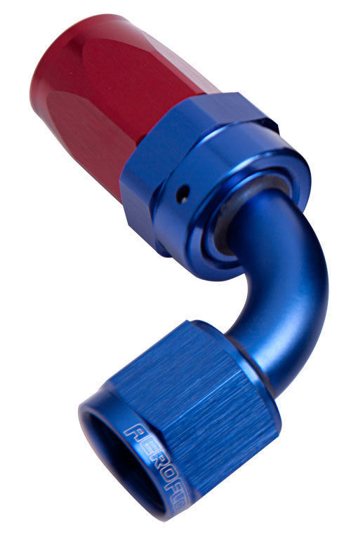 Aeroflow AF103-06 -6AN Taper Series 90 Degree Hose End Blue