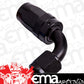 Aeroflow AF103-06BLK -6AN Taper Series 90 Degree Hose End Black