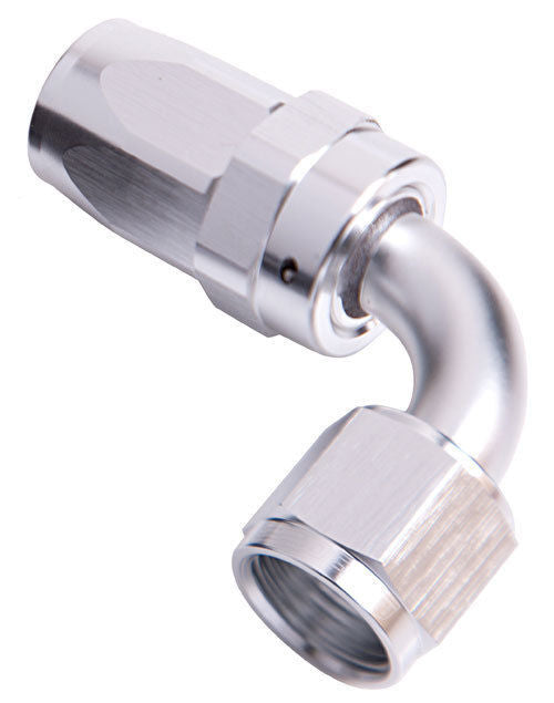 Aeroflow AF103-08S -8AN Taper Series 90 Degree Hose End Silver