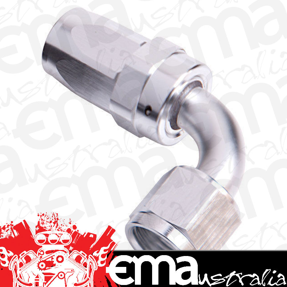 Aeroflow Performance Products AF103-08S 8AN Taper Series 90 Degree Hose End Silver