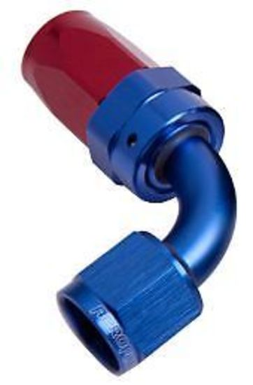 Aeroflow AF103-10 -10AN Taper Series 90 Degree Hose End Blue