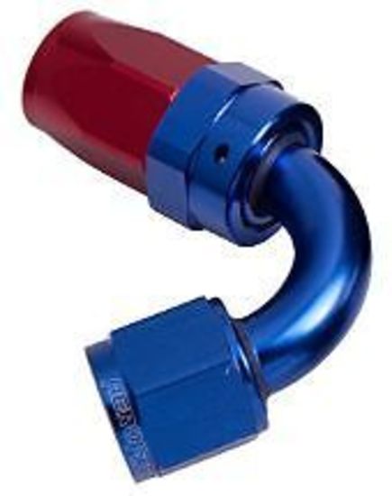 Aeroflow AF104-04 -4AN Taper Series 120 Degree Hose End Blue