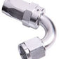 Aeroflow Performance Products AF104-06S 6AN Taper Series 120 Degree Hose End Silver