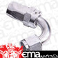 Aeroflow Performance Products AF104-10S 10AN Taper Series 120 Degree Hose End Silver