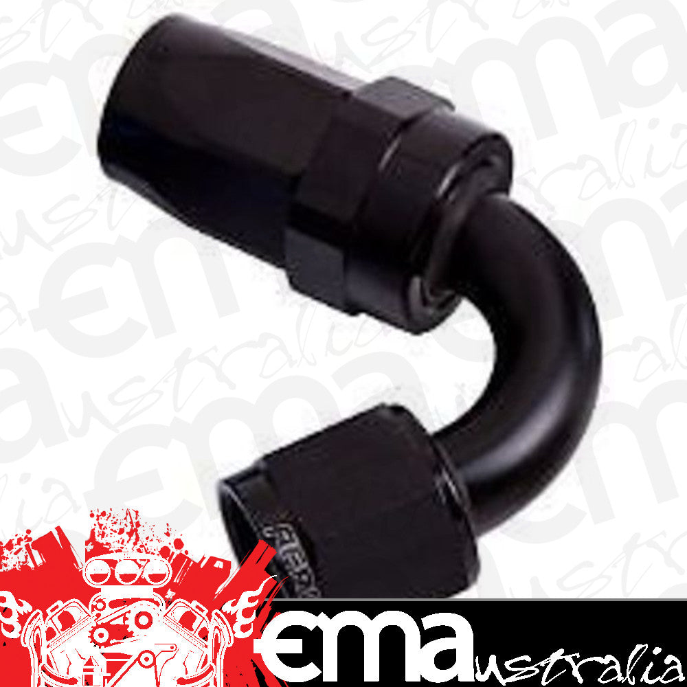 Aeroflow 100 & 450 series braided hose 16AN Taper 120 Degree End Black Aeroflow Performance Products AF104-16BLK