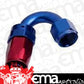 Aeroflow AF105-06 -6AN Taper Series 150 Degree Hose End Blue