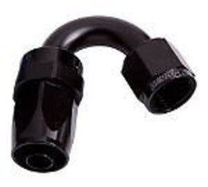 Aeroflow AF105-10BLK -10AN Taper Series 150 Degree Hose End Black