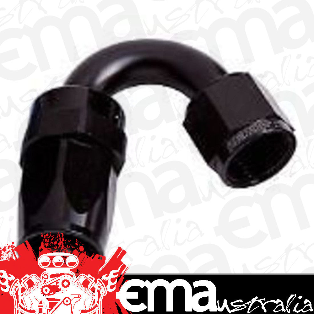 Aeroflow Performance Products AF105-12BLK 12AN Taper Series 150 Degree Hose End Black