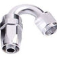 Aeroflow AF105-12S -12AN Taper Series 150 Degree Hose End Silver