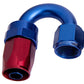 Aeroflow AF106-06 -6AN Taper Series 180 Degree Hose End Blue
