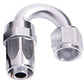 Aeroflow AF106-06S -6AN Taper Series 180 Degree Hose End Silver
