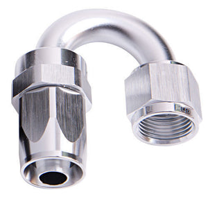Aeroflow AF106-06S -6AN Taper Series 180 Degree Hose End Silver