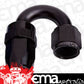 Aeroflow AF106-16BLK -16AN Taper Series 180 Degree Hose End Black