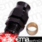 Aeroflow AF108-06BLK 3/8" Hard Line to -6AN Male Adapter Black W/ Olive