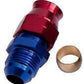 Aeroflow AF108-08 1/2" Hard Line to -8AN Male Adapter Blue W/ Olive