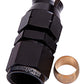 Aeroflow Performance Products AF109-05BLK 5/16" Hard Line to -6AN Femaleadapter Black W/ Olive