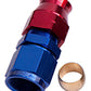 Aeroflow AF109-06 3/8" Hard Line to -6AN Femaleadapter Blue W/ Olive
