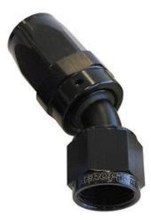 Aeroflow AF117-04BLK -4AN Taper Series 30 Degree Hose End Black