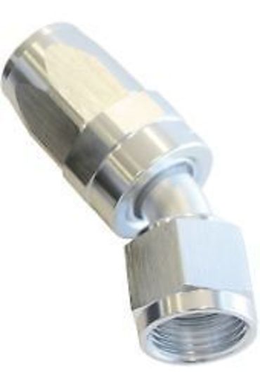 Aeroflow AF117-06S -6AN Taper Series 30 Degree Hose End Silver
