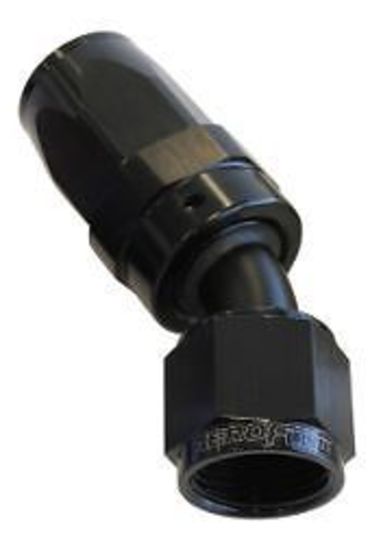 Aeroflow AF117-12BLK -12AN Taper Series 30 Degree Hose End Black