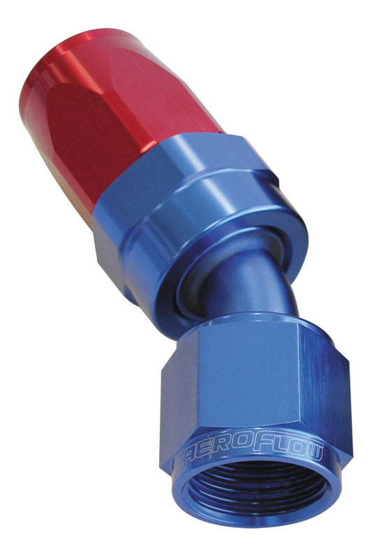 Aeroflow AF117-16 -16AN Taper Series 30 Degree Hose End Blue