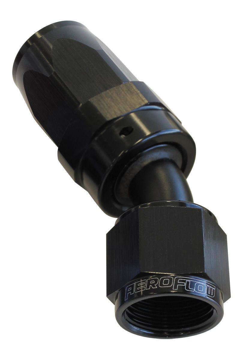 Aeroflow Performance Products AF117-16BLK 16AN Taper Series 30 Degree Hose End Black