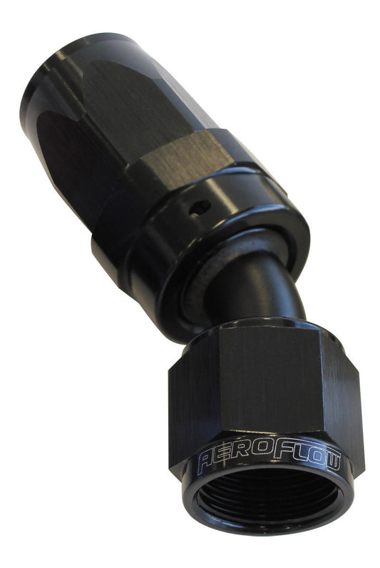 Aeroflow Performance Products AF117-16BLK 16AN Taper Series 30 Degree Hose End Black