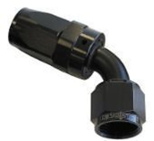 Aeroflow AF118-04BLK -4AN Taper Series 60 Degree Hose End Black