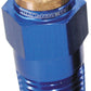 Aeroflow Performance Products AF121-02 1/8" NPT Straight to 3/16" 120Series Nylon Blue Fitting