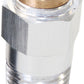 Aeroflow Performance Products AF121-02S 1/8" NPT Straight to 3/16" 120Series Nylon Silver Fitting