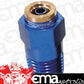 Aeroflow AF121-04-02 1/8" NPT Straight to 1/4" 120 Series Nylon Blue Fitting